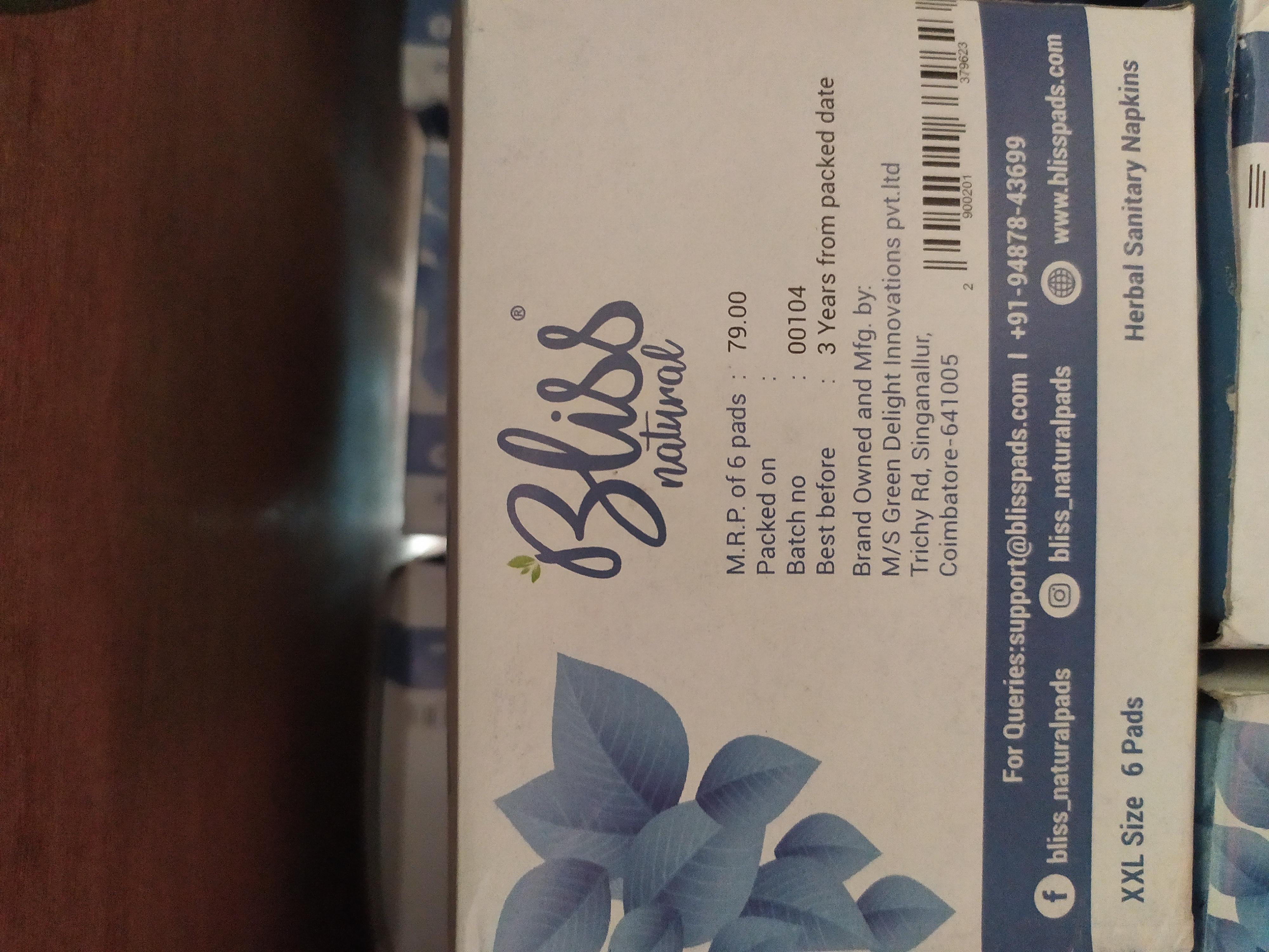 BLISS NATURAL PADS (XXL) 