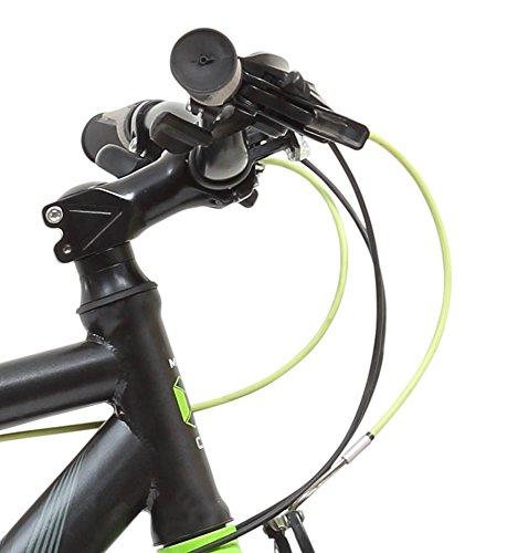 Mach City Munich 21Sp 700c Medium Grey and Neon green