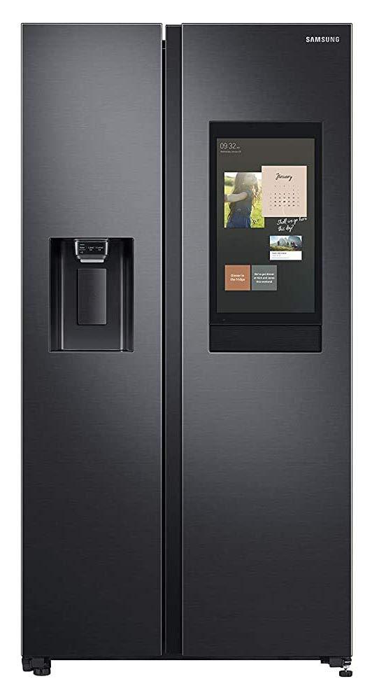 Samsung 657 L Inverter Frost-Free Side-By-Side Refrigerator (RS74T5F01B4/TL, Gentleblack Matt)