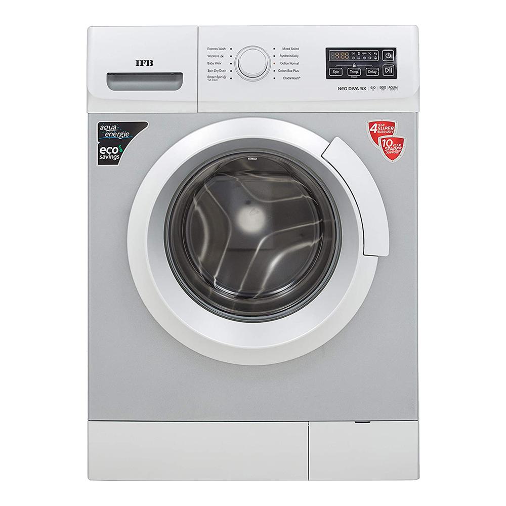 IFB 6.5 kg Fully-Automatic Front Loading Washing Machine (Senorita WX, White, Inbuilt Heater, Aqua Energie water softener)