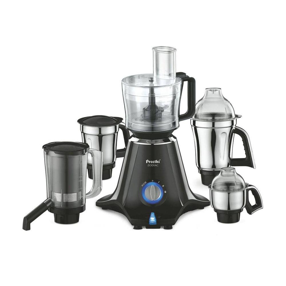 Preethi Zodiac MG 218 Mixer Grinder, 750W, 5 Jars