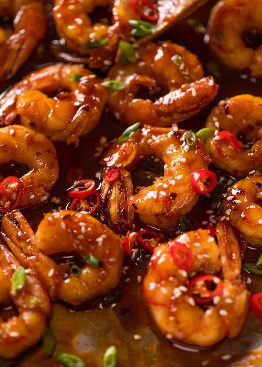 Prawns chilli
