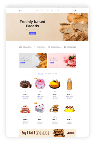 Bakery Online Shop Theme