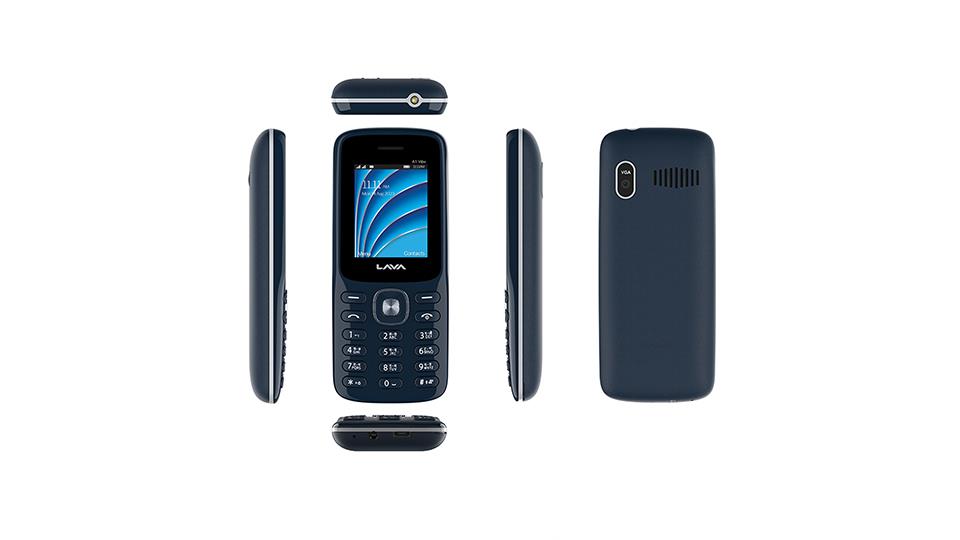 LAVA A1 Vibe  (Blue Silver)