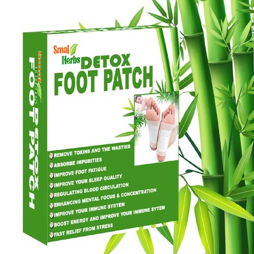 SMAT HERB DETOX FOOT PATCH 100% Natural Detox Foot Patches for Men & Women 1 Box = Pack of 1 (20 Patches)