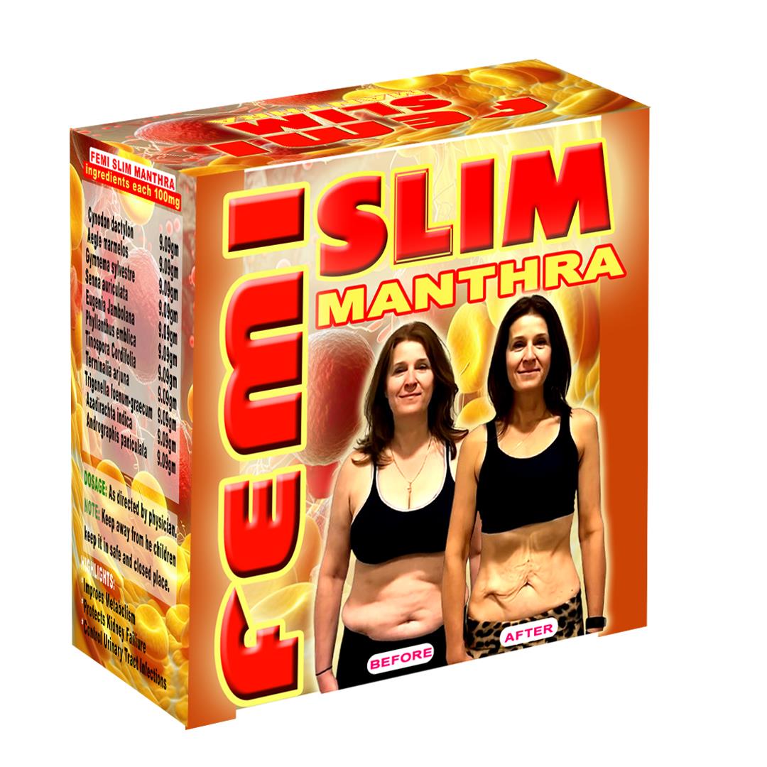 FEMI SLIM MANTHRA WEIGHT LOSS (30capsule) 15DAYS PACK